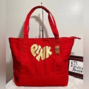 Victoria’s Secret Pink Canvass Tote Bag NWT